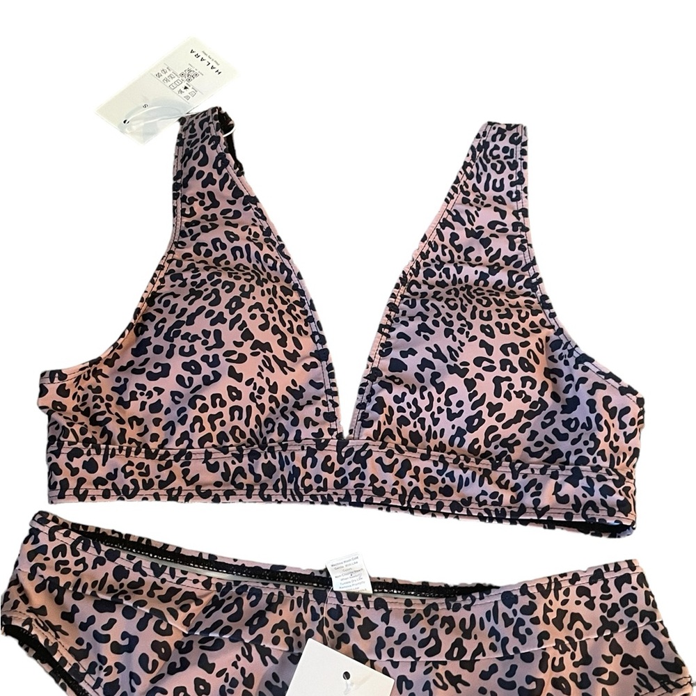 Halara Animal Print Bikini, Size Small, NWT - Picture 4 of 6